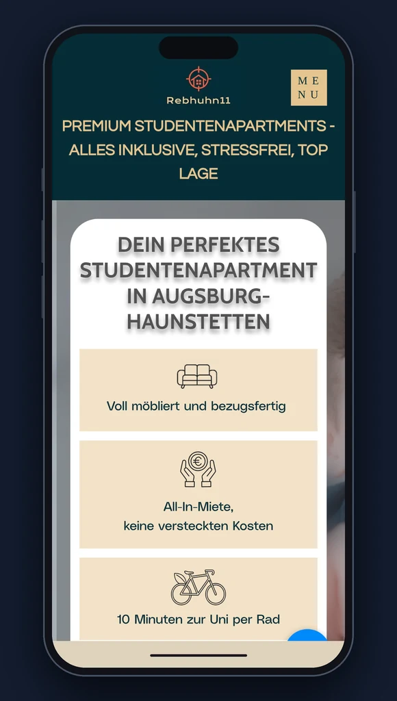 Mobilansicht der Website von Rebhuhn 11